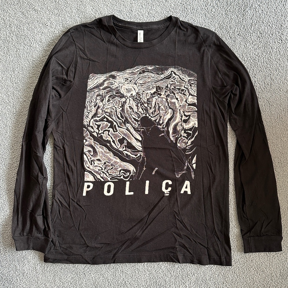 Poliça band merch - long sleeve T; L